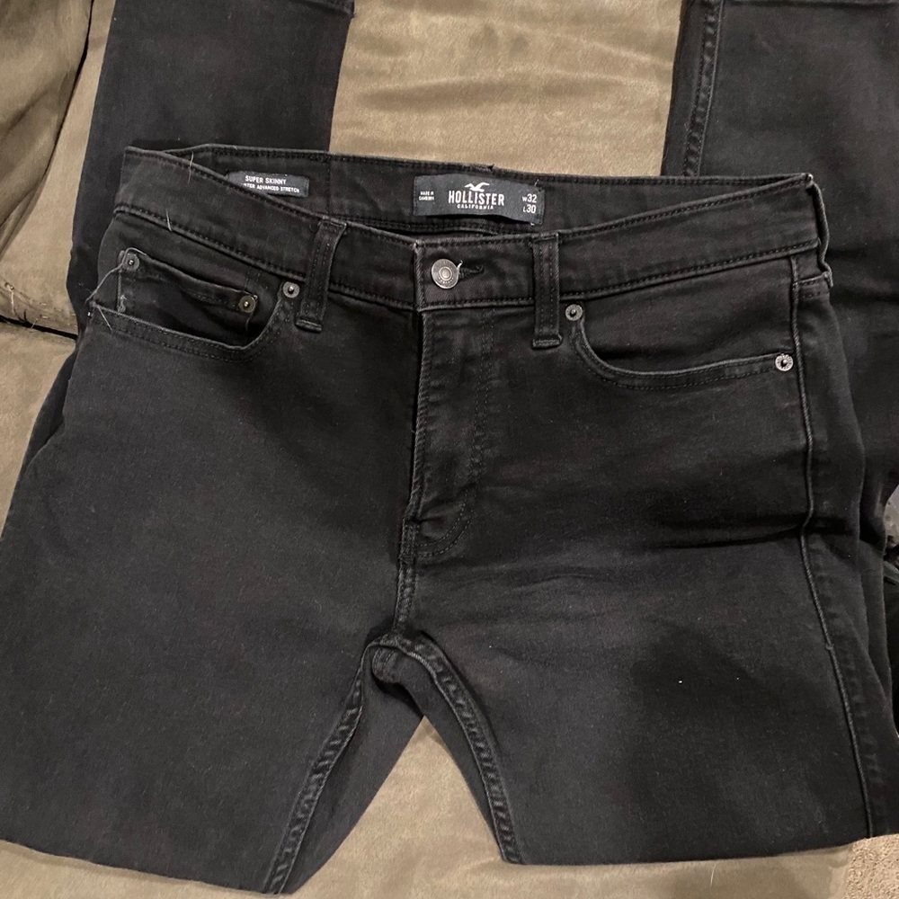 Hollister Men’s Black Skinny Jeans